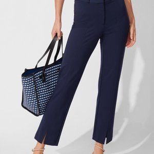 J. MCLAUGHLIN - DEANNE PANTS - SIZE 12 - WINTER NAVY DRESS TROUSERS - NWT